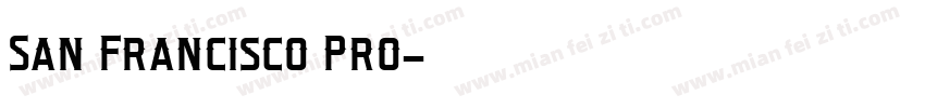 San Francisco Pro字体转换